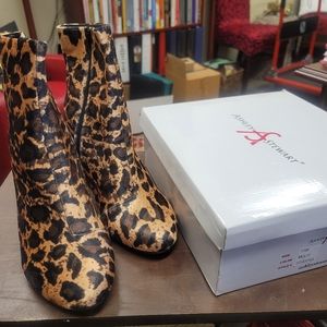 Ashley Stewart Animal Print Booties